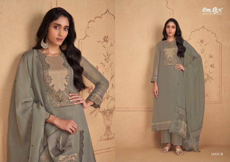 Omtex nicole jute dress material wholesale